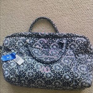 Patterned Black and White Women's Bag